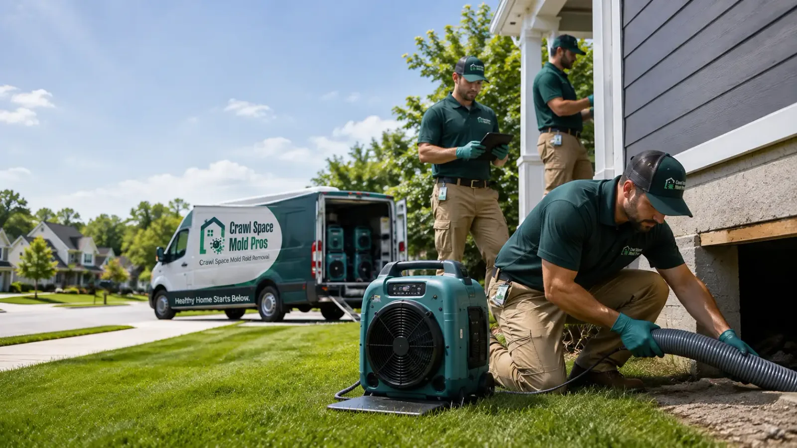 Crawl Space Mold Removal in Cocolalla, ID